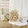 Robotime Eulen Puzzle Pendeluhr