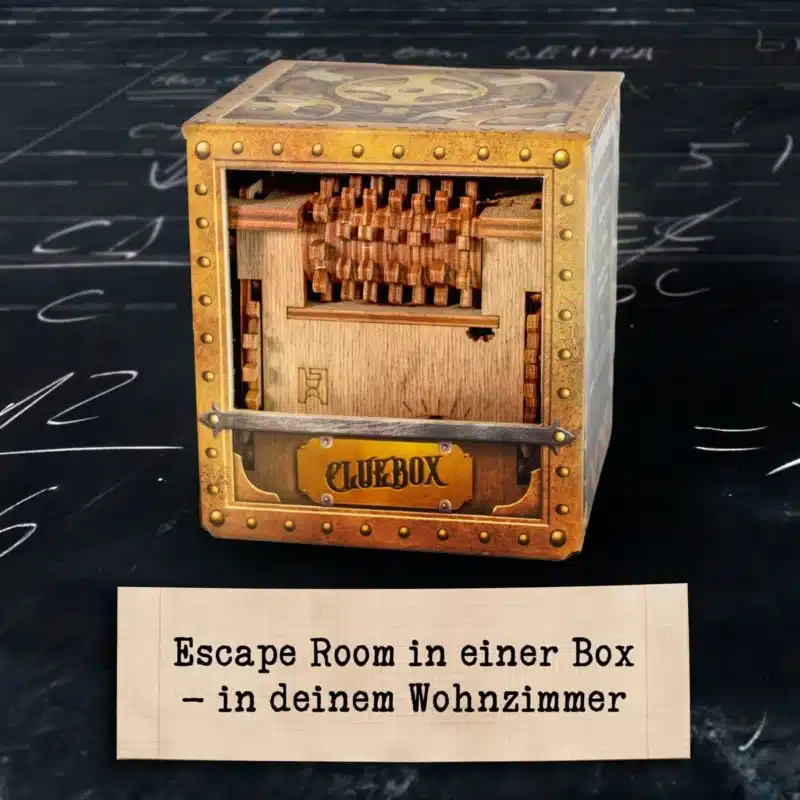 IDVenture Cluebox – Escape Room in einer Box. Schrödingers Katze
