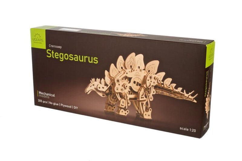 Ugears Modellbausatz Stegosaurus + Tyrannosaurus Rex