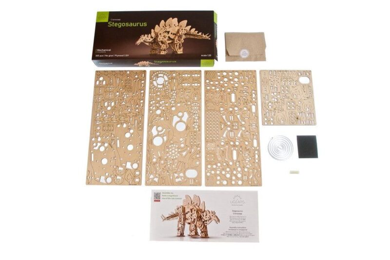 Ugears Modellbausatz Stegosaurus + Tyrannosaurus Rex