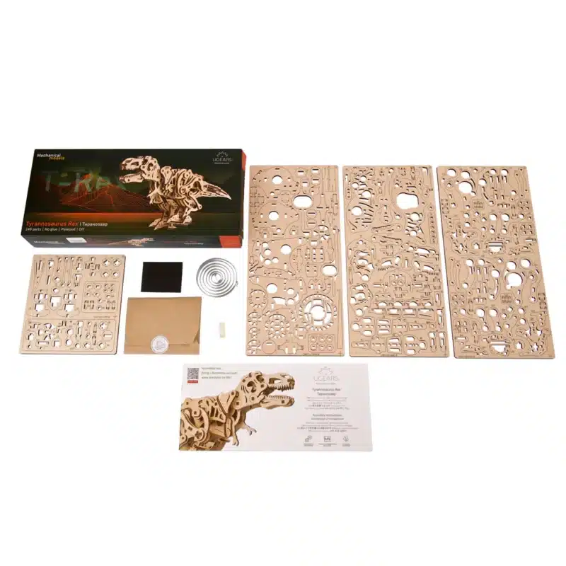 Ugears Modellbausatz Stegosaurus + Tyrannosaurus Rex