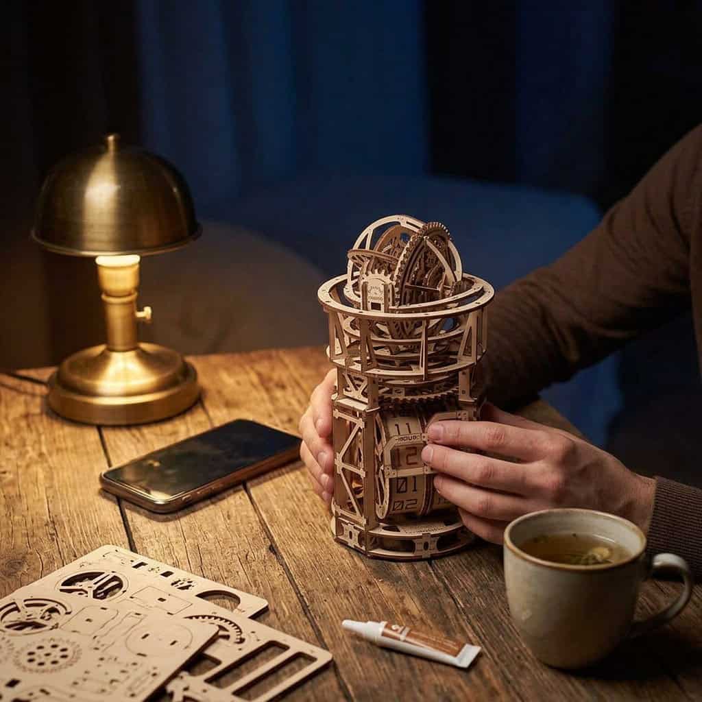 Besser schlafen – wie ein 3D-Holzpuzzle am Abend dich zur Ruhe bringt
